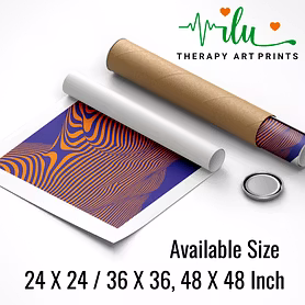 Illusion Print to Clear the Mind – Abstract Relaxation