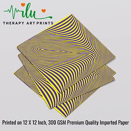 healing illusion art - mind relaxation wall print