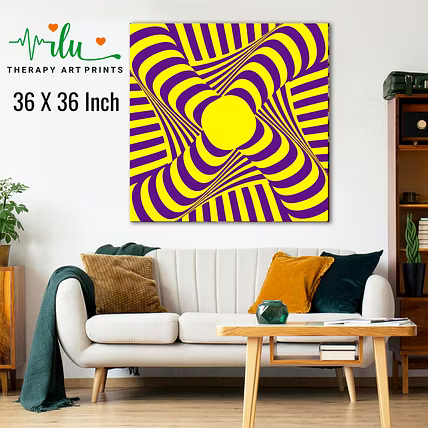 Art Therapy Print – Relaxation Through Visual Illusion-2