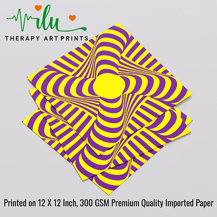 Art Therapy Print – Relaxation Through Visual Illusion-12734313