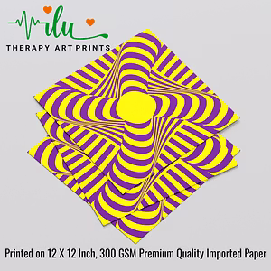 Art Therapy Print – Relaxation Through Visual Illusion