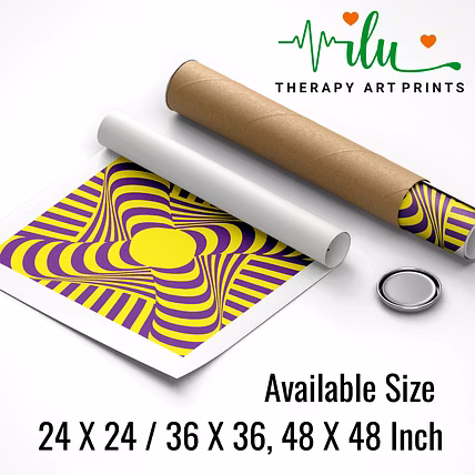 Art Therapy Print – Relaxation Through Visual Illusion-4