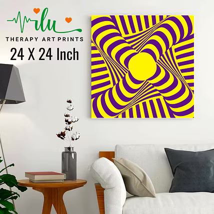 Art Therapy Print – Relaxation Through Visual Illusion-1