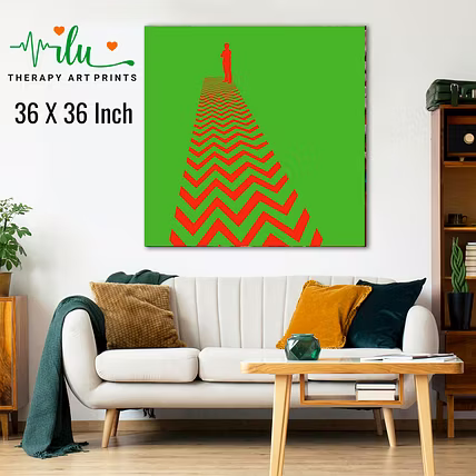 Neuro-Calm Illusion Poster - Mental Wellness Print-2