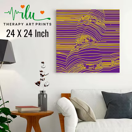 Illusion Wall Art for Depression and Anxiety Relief-1