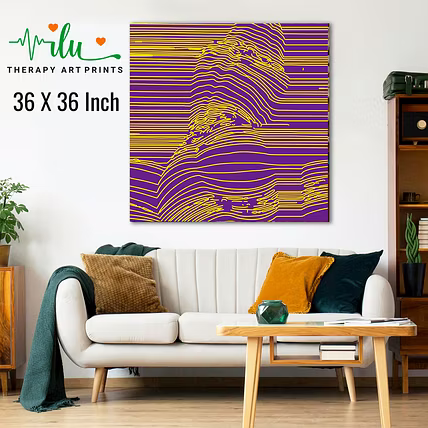 Illusion Wall Art for Depression and Anxiety Relief-2
