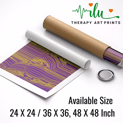 Illusion Wall Art for Depression and Anxiety Relief-4