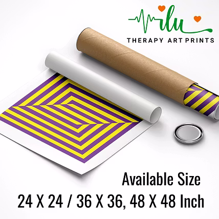 Abstract Illusion Therapy Print - Restore Mental Balance-4