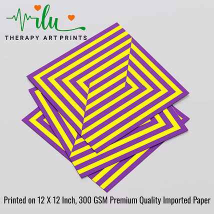 Abstract Illusion Therapy Print - Restore Mental Balance-12734367