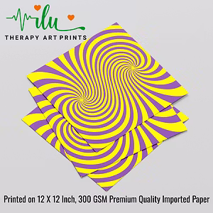 Geometric Illusion Art for Mental Rejuvenation