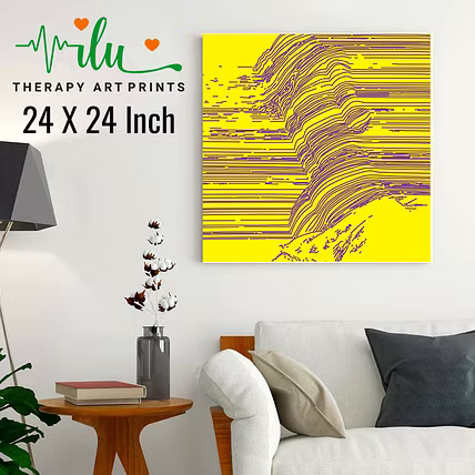 Mental Reset Wall Print – Calming Illusion Poster-1