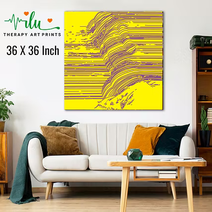 Mental Reset Wall Print – Calming Illusion Poster-2