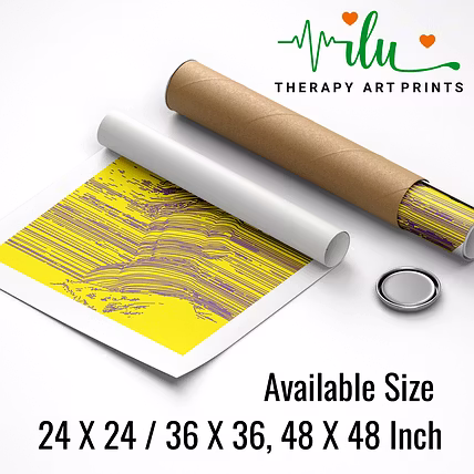 Mental Reset Wall Print – Calming Illusion Poster-4