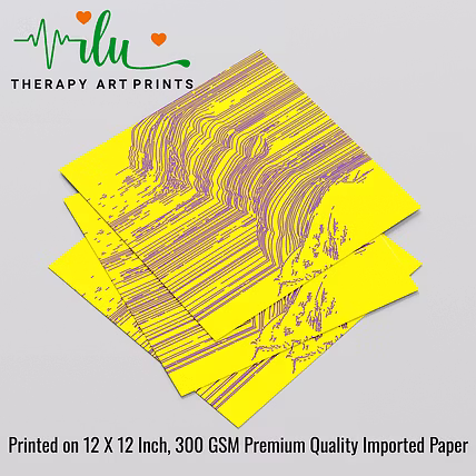 Mental Reset Wall Print – Calming Illusion Poster-12734659
