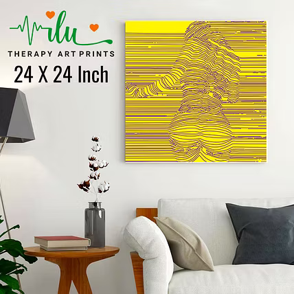 Focus &amp; Relief Illusion Artwork – Great for Therapy Spaces-1
