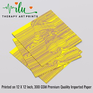 Focus & Relief Illusion Artwork – Great for Therapy Spaces