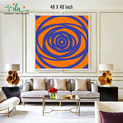 Visual Zen Poster – Anti-Stress Illusion Art Print-3