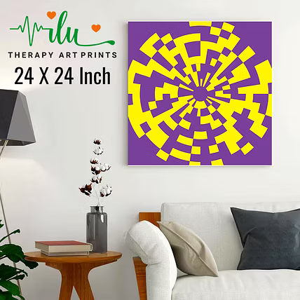 Healing Energy Art – Optical Illusion for Stress Reduction-1