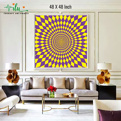 Cognitive Calm Poster – Relax with Visual Illusion-3