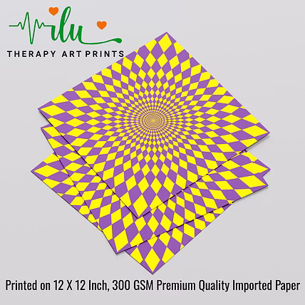 Cognitive Calm Poster – Relax with Visual Illusion-12734767