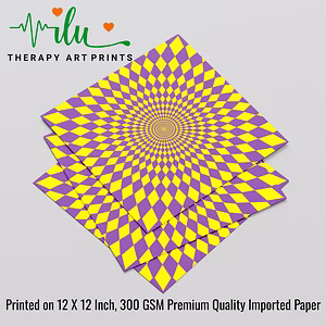 Cognitive Calm Poster – Relax with Visual Illusion
