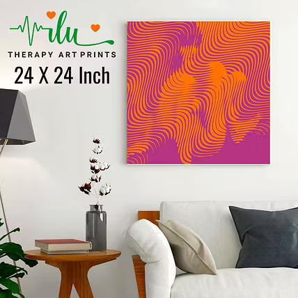 Art for the Anxious Mind – Optical Healing Print-1