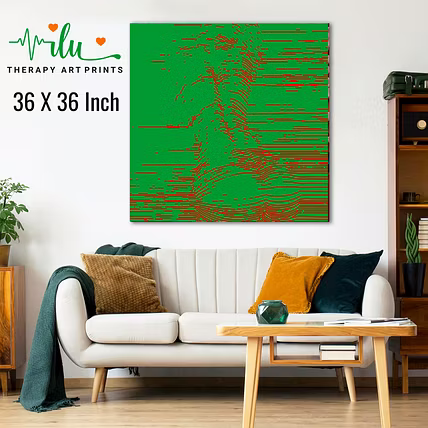 Calm &amp; Quiet Wall Art – Soothing Illusion Design-2