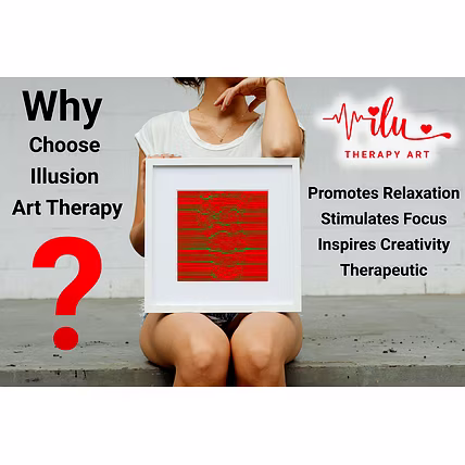 Tranquility Through Art – Optical Illusion Wellness Poster-6