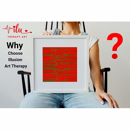 Tranquility Through Art – Optical Illusion Wellness Poster-5