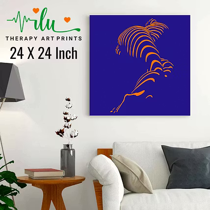 Mental Health Booster Print – Peaceful Illusion Art-1