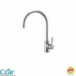 single lever table mounted gooes neck