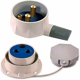 metal clad plug socket