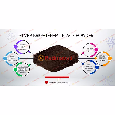 silver brightener powder - black