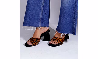 Tri-Glam Heels Animal Print