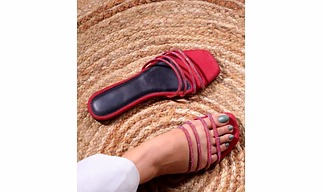 Bling On The Go Women Slides (Cherry)