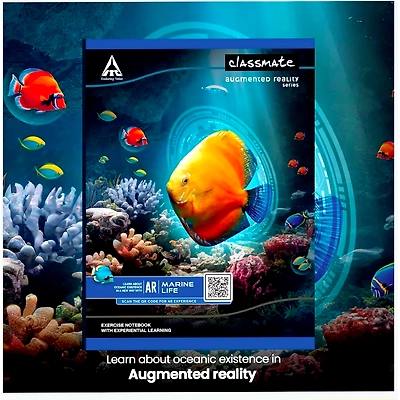 Classmate Notebook - 172 Pages Pack of 4 pcs