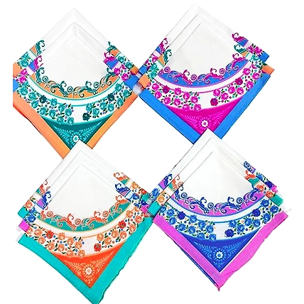 Ladies Cotton Handkerchief 13 x 13cm-1