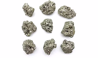 Raw Pyrite Geode Stone