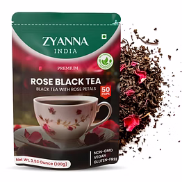 zyanna rose black tea - 100g