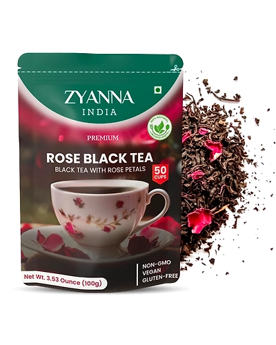 Rose Black Tea - 100g-RSBL-NST-LS-IN-100G