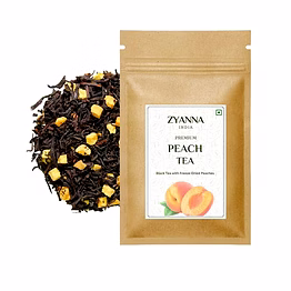 zyanna peach black tea - 100g