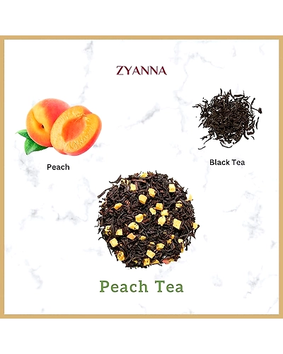 Peach Black Tea - 100g-3