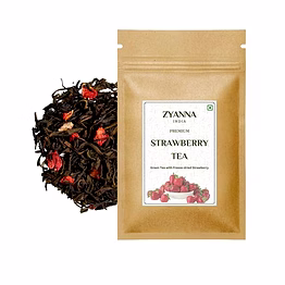 zyanna strawberry green tea - 100g