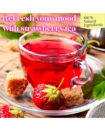 Strawberry Green Tea - 100g-2