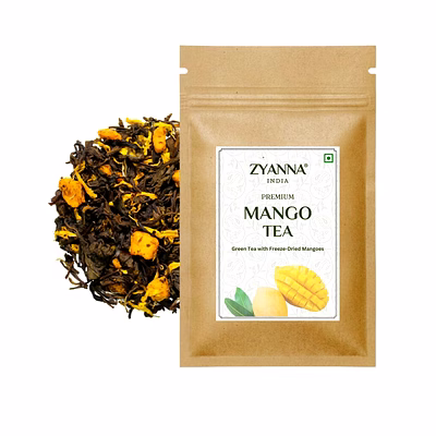 zyanna mango green tea - 100g
