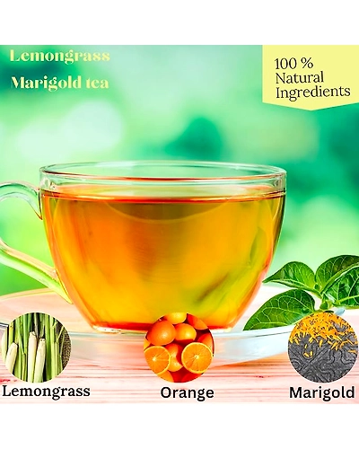 Lemongrass Marigold Tea - 100g-3