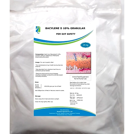 BACYLENE D 10% GRANULAR - BACITRACIN METHYLENE DISALICYLATE-12706679
