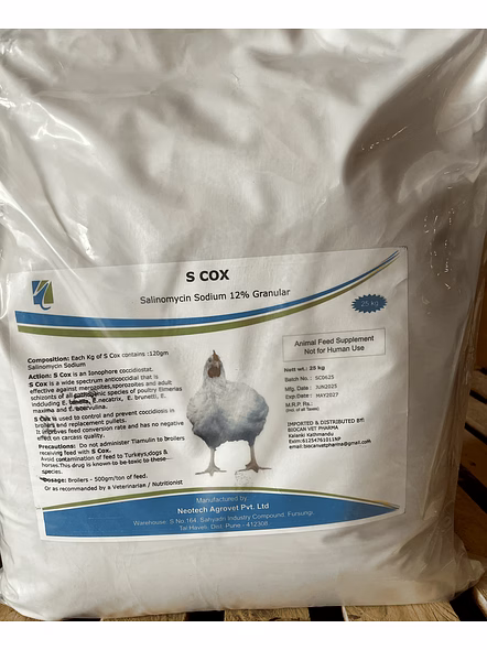 S Cox 12% - Salinomycin Sodium 12% Granular-2