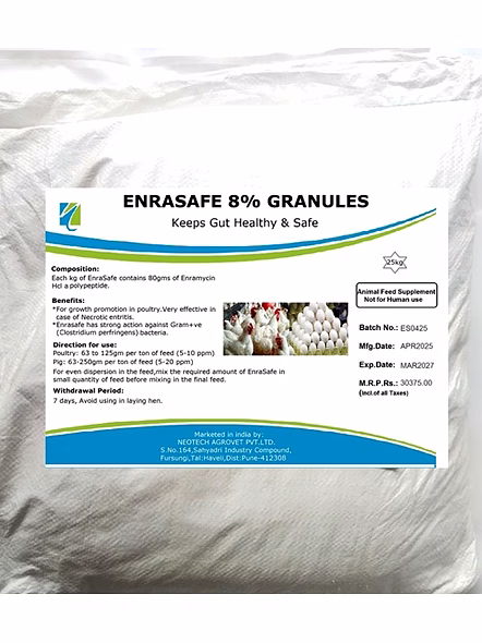 Enrasafe 8% - 25Kg - Enramycin Hcl