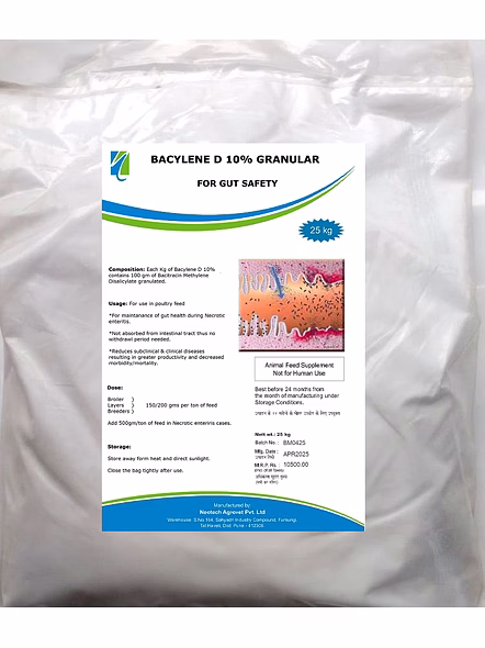 Bacylene D 10% Granular - Bacitracin Methylene Disalicylate-3